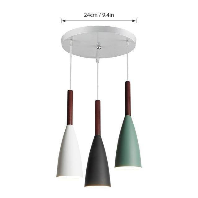 Modern Elegant Nordic Style Colorful Pendant Hanging Light