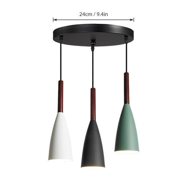 Modern Elegant Nordic Style Colorful Pendant Hanging Light