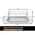 Stainless Steel Chicken Wing Rack
