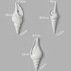 3D Conch Mural Flower Vase