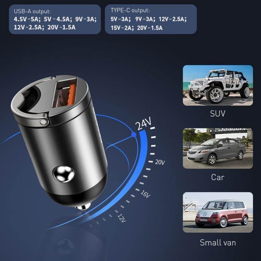 Super Fast Auto Car Phone Charger Socket