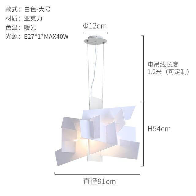 Modern Nordic Acrylic Hanging Pendant Lights