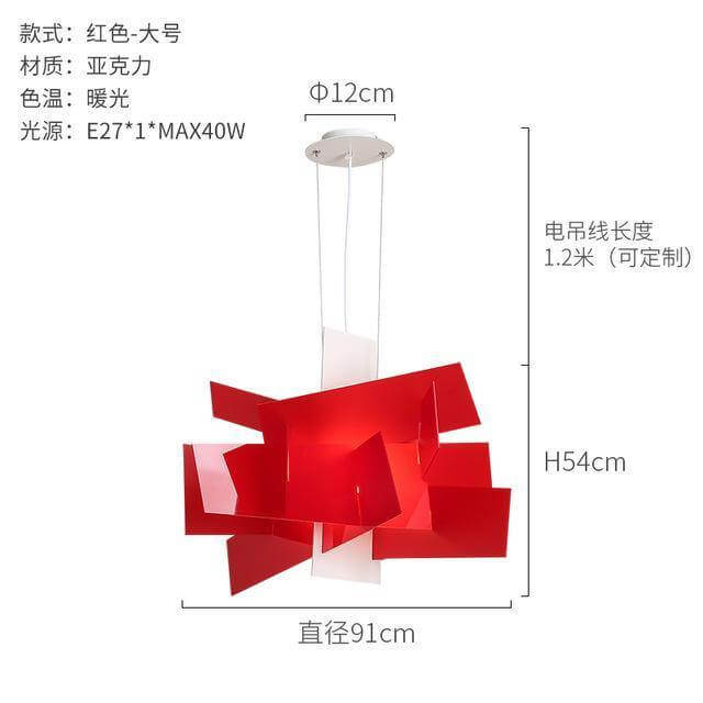 Modern Nordic Acrylic Hanging Pendant Lights