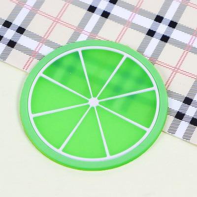 5pcs Silicon Custom Fruit Coasters
