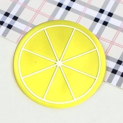 5pcs Silicon Custom Fruit Coasters