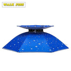 Outdoor Double Layer Fishing Umbrella Hat