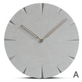 Novel Grey Life Wooden Wall Clock