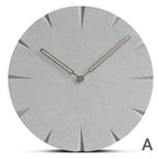Novel Grey Life Wooden Wall Clock