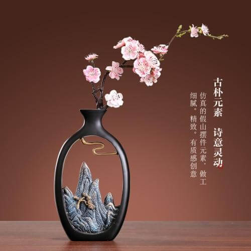 Decorative Chinese Zen Feng Shui Small Vase
