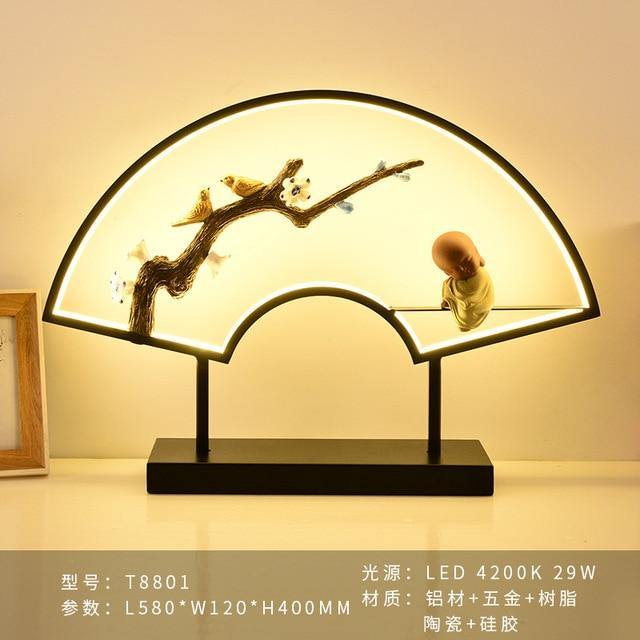 Aluminum Ring Creative Table Lamp