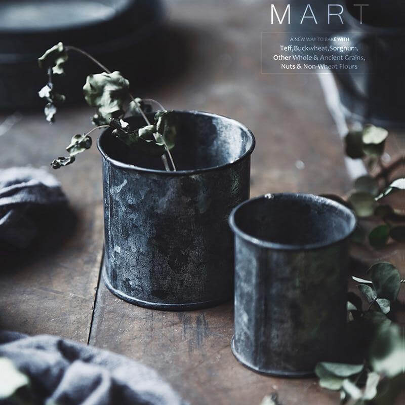 Rustic Wrought Iron Serving Set