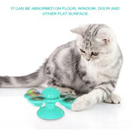 Rotatable Cat Massage Interactive Windmill Toy