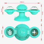 Rotatable Cat Massage Interactive Windmill Toy