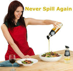 2pcs Drip-Free Olive Oil Dispenser Set
