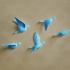 Free Flying Birds Resin Wall Decor