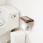 Nordic Wooden Toilet Paper Holder Shelf
