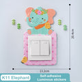 3D Luminous Cartoon Animal Switch Cover Stickers