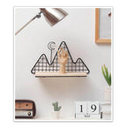 Nordic Style Metal Wall Shelf