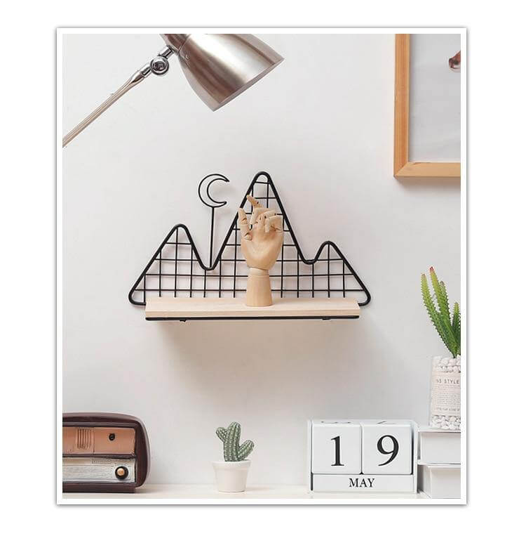 Nordic Style Metal Wall Shelf