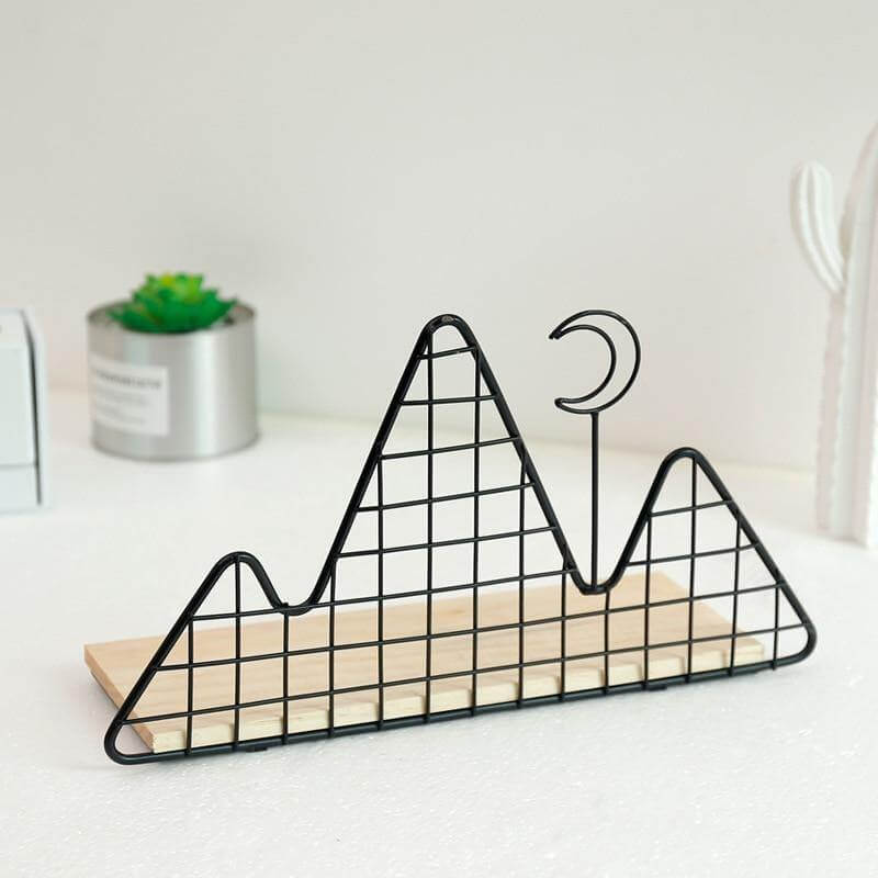 Nordic Style Metal Wall Shelf