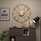 Iron Art Silent Wall-Mounted Clock