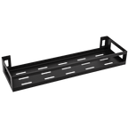 Mat Black No Drill Metal Kitchen Storage