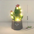 Colorful Cactus LED Table Night Lamp