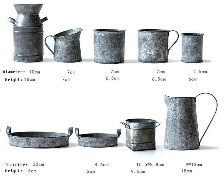 Rustic Wrought Iron Serving Set