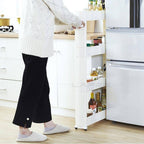Wheeled Mobile Tiny Storage Shelf