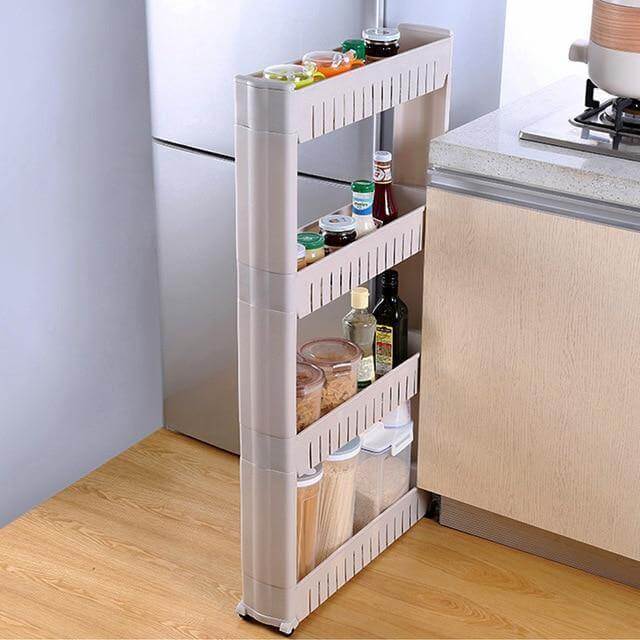 Wheeled Mobile Tiny Storage Shelf