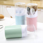 Wall Mounted Hanging Cutlery Drain Box with Lid