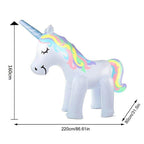 Gigantic Inflatable Unicorn Water Spray Summer Toy