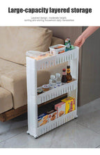 Wheeled Mobile Tiny Storage Shelf