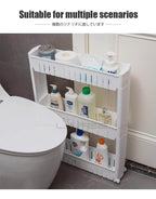 Wheeled Mobile Tiny Storage Shelf
