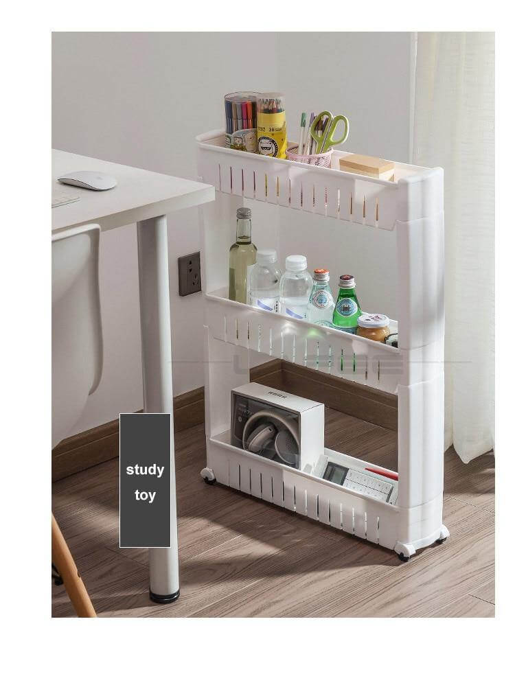 Wheeled Mobile Tiny Storage Shelf