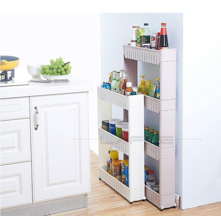 Wheeled Mobile Tiny Storage Shelf