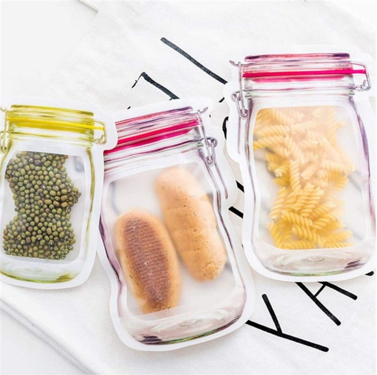 Reusable Zip Jar Bags
