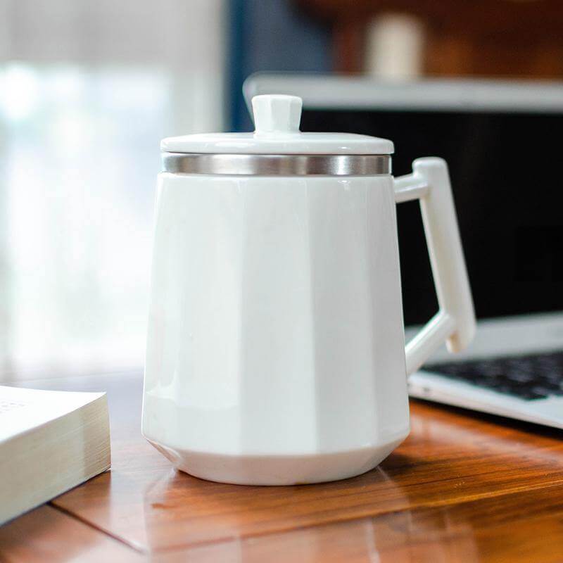 Stainless Steel Self Mixing Coffee Mug