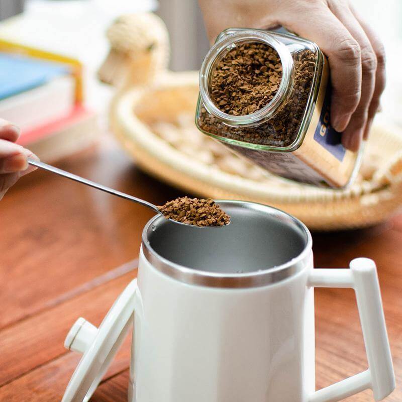 Stainless Steel Self Mixing Coffee Mug