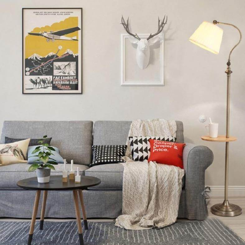 Modern Creative Nordic Side Table Floor Lamp