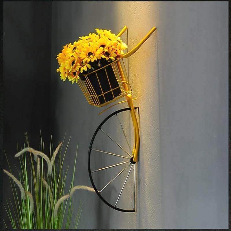 Retro Creative Iron Bicycle Head Wall Decor