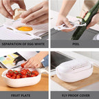 Multifunctional Fast Vegetable Slicer with Strainer