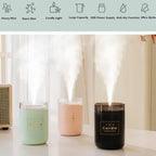 Ultrasonic Candle Essential Oil Diffuser