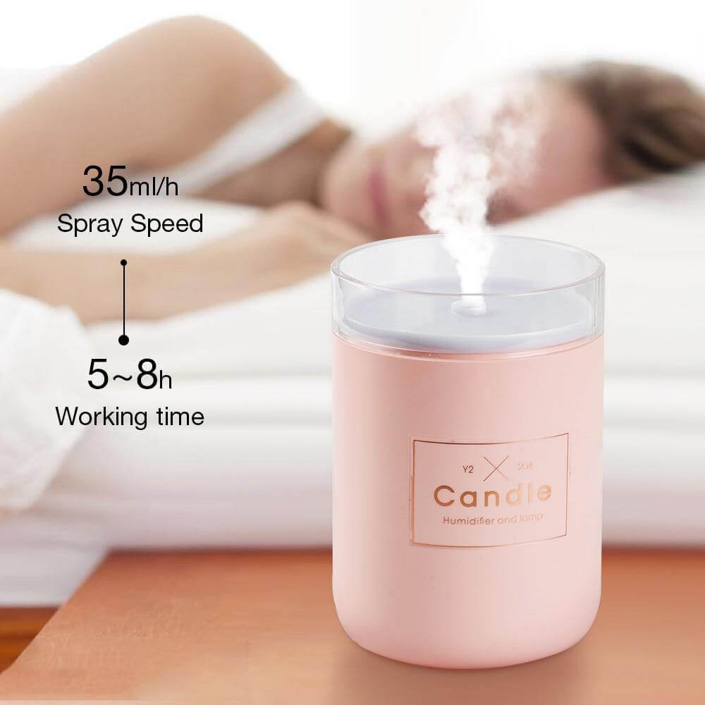 Ultrasonic Candle Essential Oil Diffuser