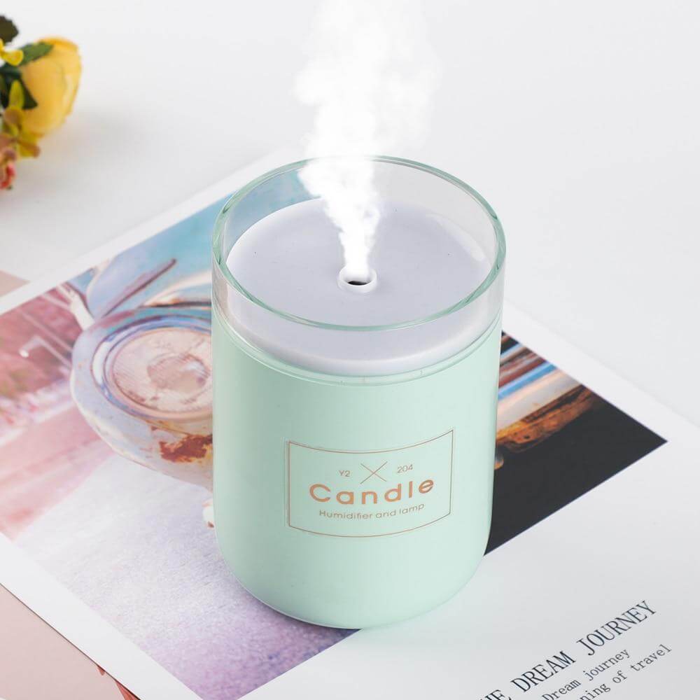 Ultrasonic Candle Essential Oil Diffuser