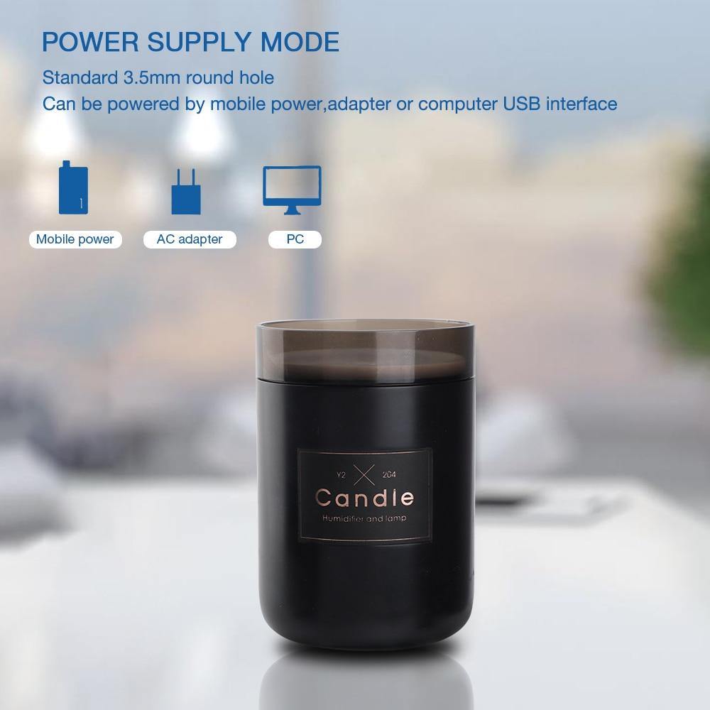 Ultrasonic Candle Essential Oil Diffuser