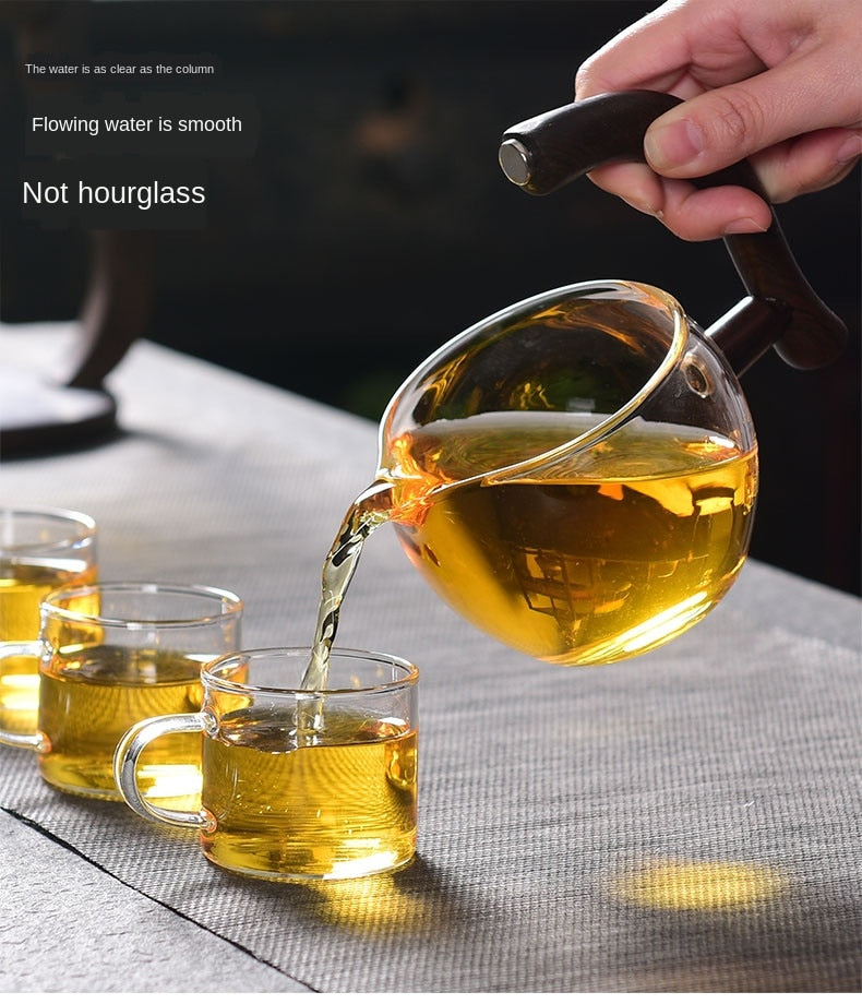 Elegant Glass Magnetic Tea Infuser Set