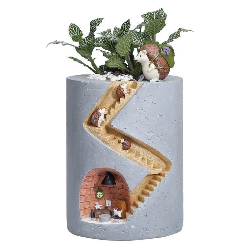 Creative Cozy Minimal Animal Life Flower Pot