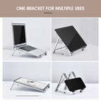 Adjustable Folding Notebook Phone Holder Stand
