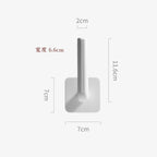 2pcs Multifunctional Smart Paper Holder Hooks